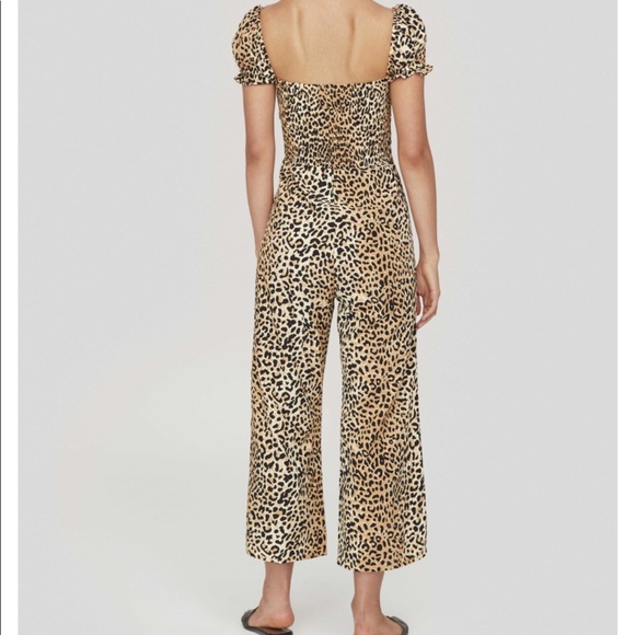 NWT Faithfull The Brand Della Leopard Jumpsuit - Picture 5 of 8